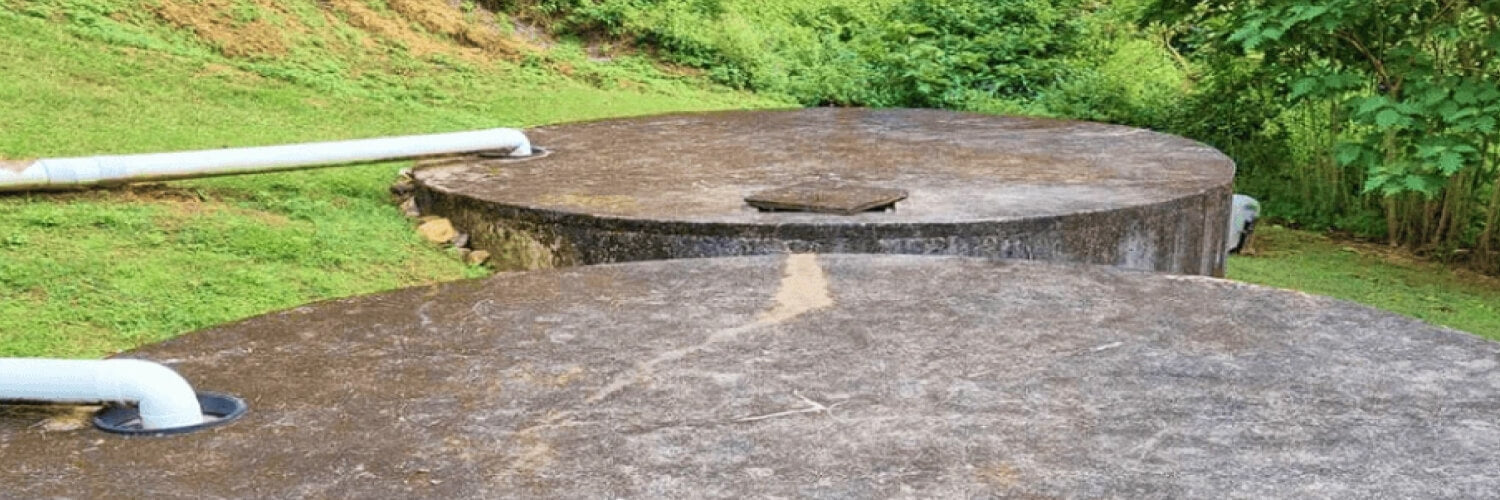 image showing concrete water tanks