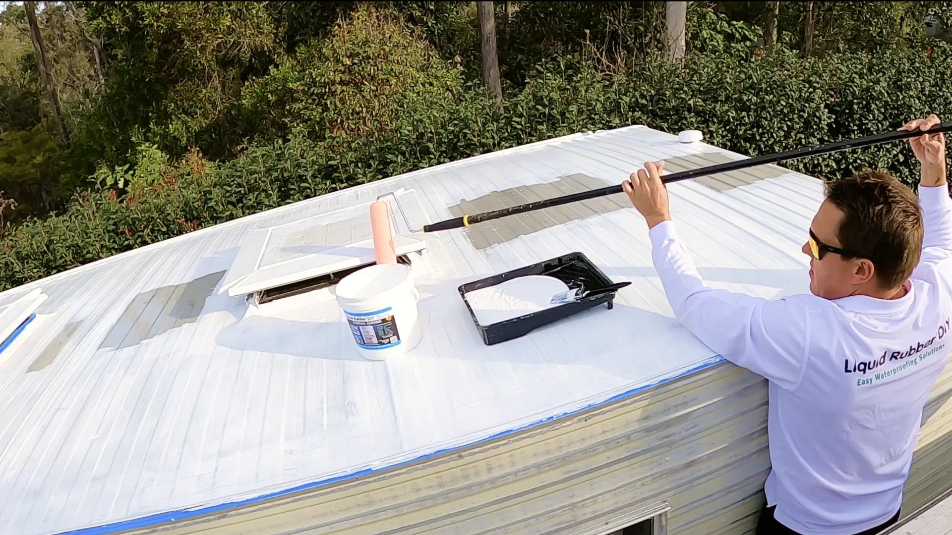 Caravan hero background