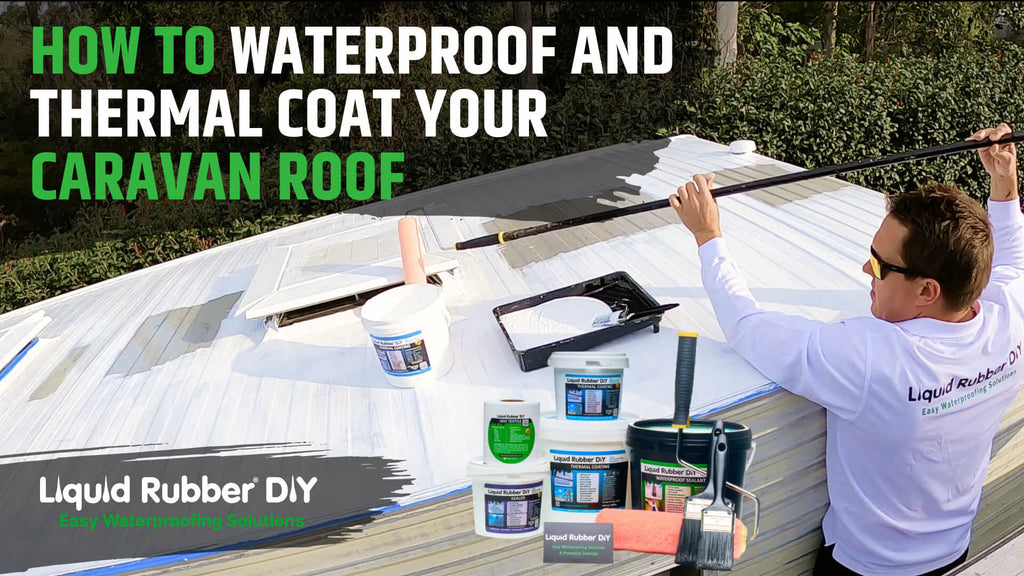HOW TO WATERPROOF AND THERMAL COAT YOUR CARAVAN ROOF.  Full DIY Guide thumbnail
