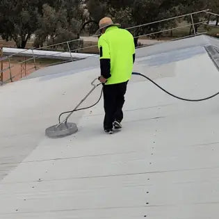 Step 1: Pressure Wash the Roof