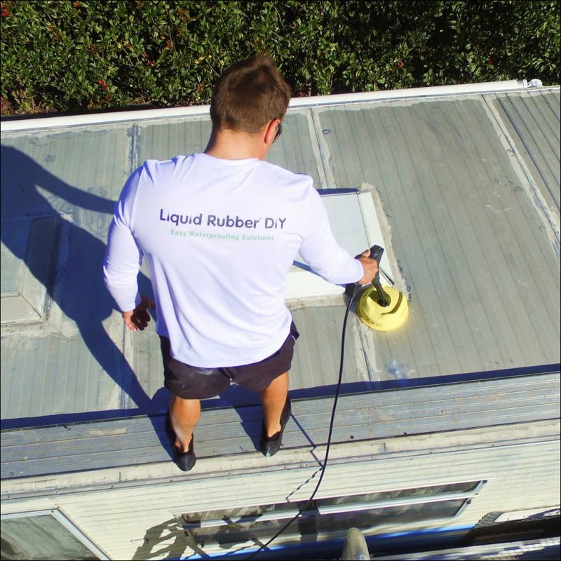 Step 1: Clean the Caravan Roof