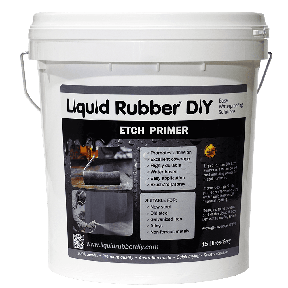 15L Bucket of Etch Primer used for rusty metal surfaces for optimal adhesion of Thermal Coating.