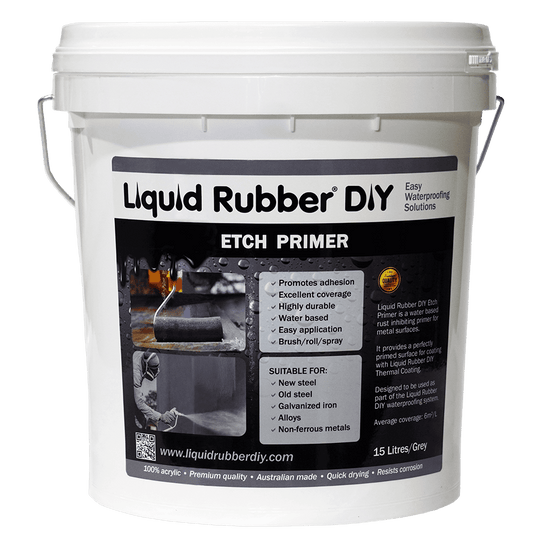 15L Bucket of Etch Primer used for rusty metal surfaces for optimal adhesion of Thermal Coating.